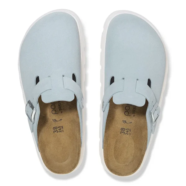 Boston Chunky Suede Leather Baby Blue - Image 5
