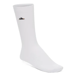 Cotton Ribbed Socks Cotton-Polyamide-Elastane White