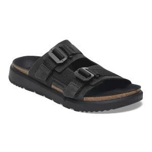 Shinjuku 2 Strap Leather-Textile Black