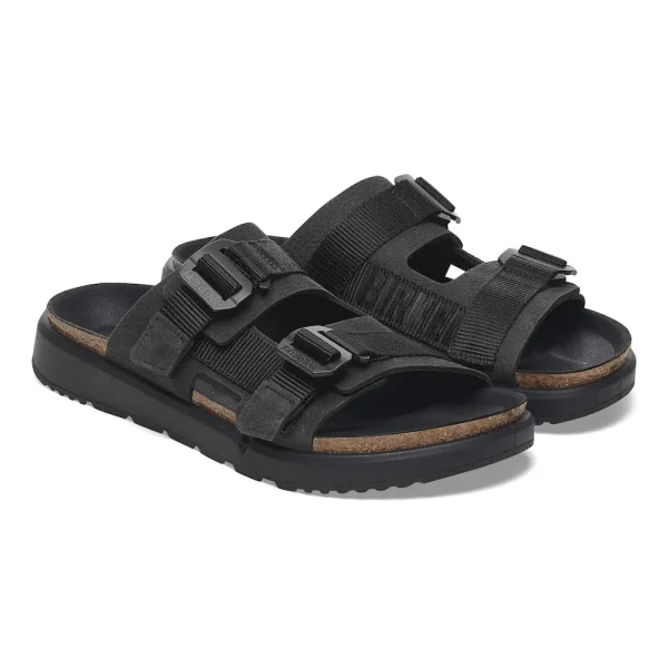 Shinjuku 2 Strap Leather-Textile Black - Image 4
