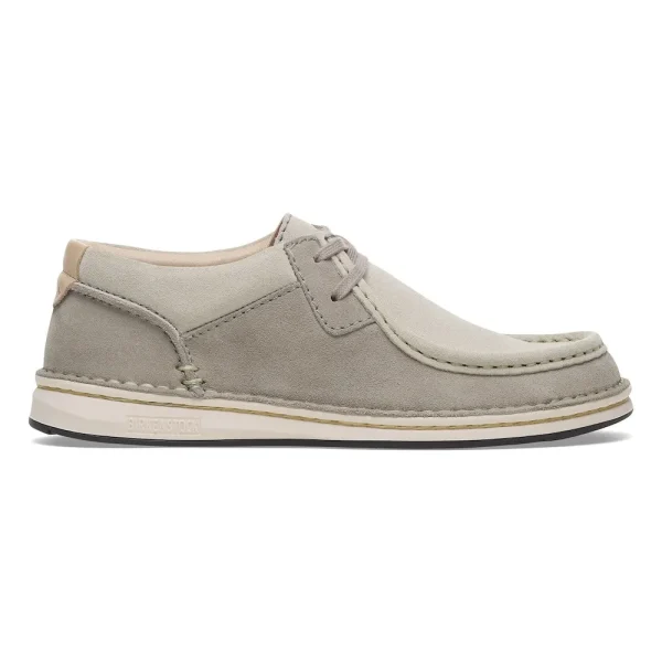 Pasadena Suede Leather Stone Coin/White - Image 7