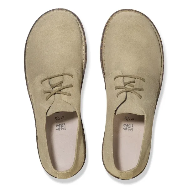 Uppsala Low Suede Leather Faded Khaki - Image 3
