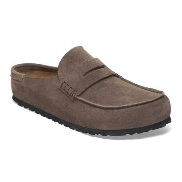 Naples Wrapped Suede Leather Concrete Gray