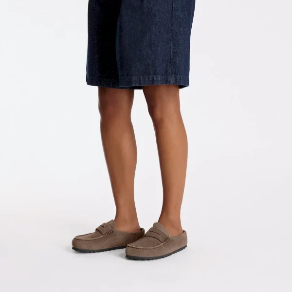Naples Wrapped Suede Leather Concrete Gray - Image 2