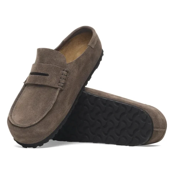 Naples Wrapped Suede Leather Concrete Gray - Image 4