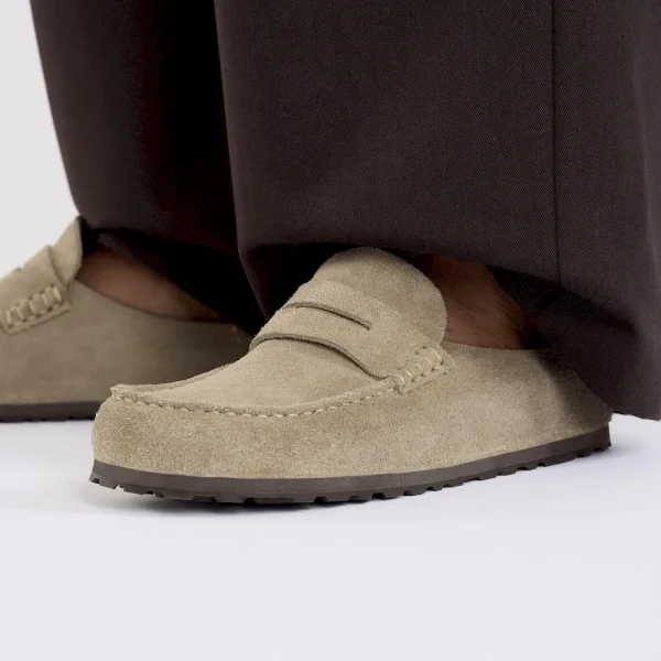 Naples Wrapped Suede Leather Taupe - Image 3