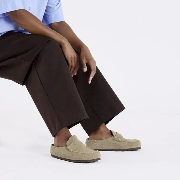 Naples Wrapped Suede Leather Taupe - Image 2