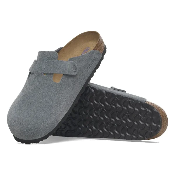 Boston Soft Footbed Suede Leather Basalt Gray - Image 2