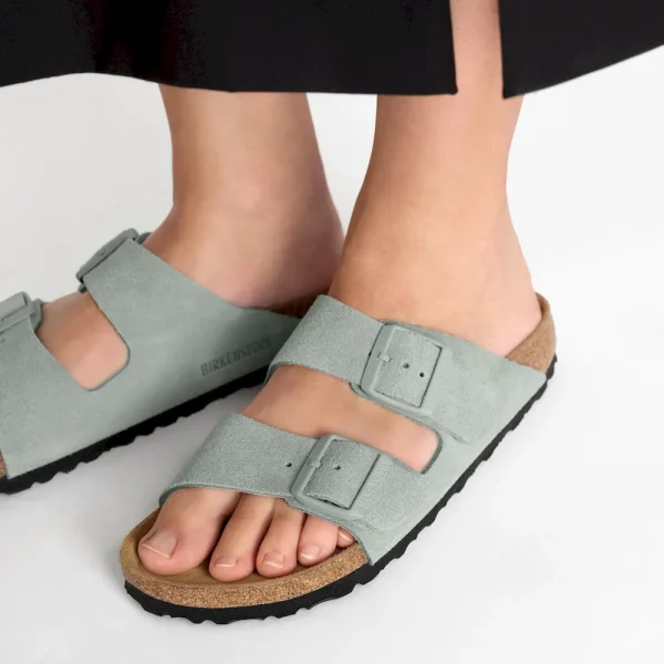 Arizona Soft Footbed Suede Leather Pure Sage - Image 3