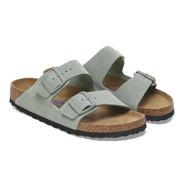 Arizona Soft Footbed Suede Leather Pure Sage - Image 6