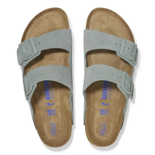 Arizona Soft Footbed Suede Leather Pure Sage - Image 5