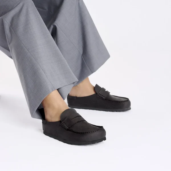 Naples Wrapped Oiled Leather Black - Image 2