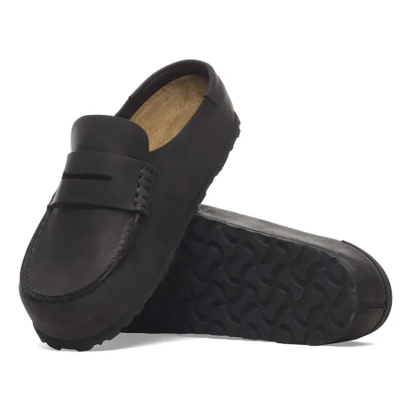 Naples Wrapped Oiled Leather Black - Image 4
