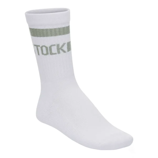 Cotton Tennis Socks Cotton-Polyamide-Elastane White / Pure Sage