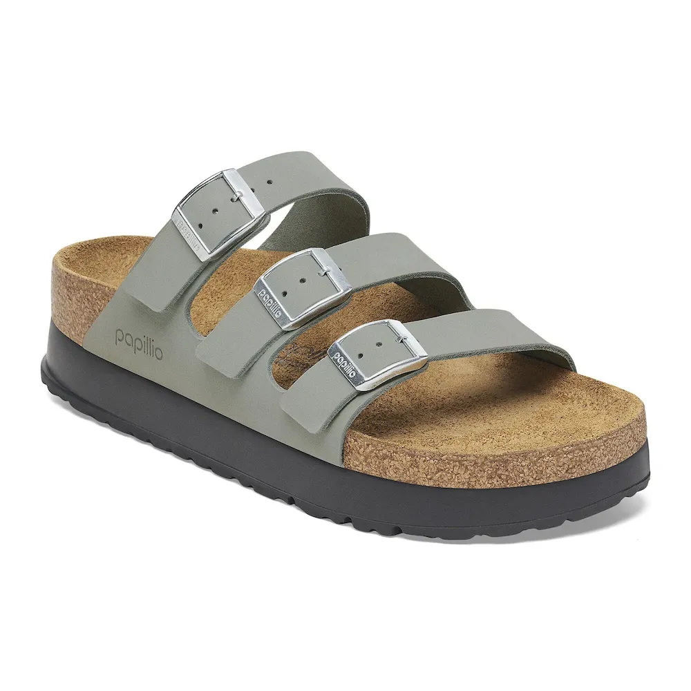Florida Flex Platform Nubuck Leather Pure Sage