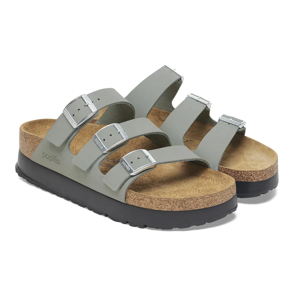 Florida Flex Platform Nubuck Leather Pure Sage - Image 4