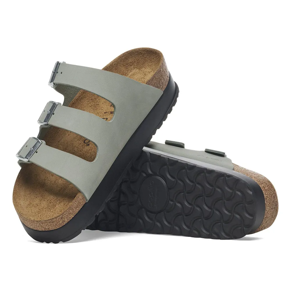 Florida Flex Platform Nubuck Leather Pure Sage - Image 2