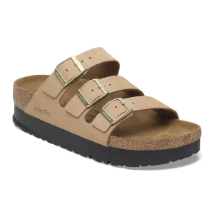 Florida Flex Platform Nubuck Leather Sandcastle