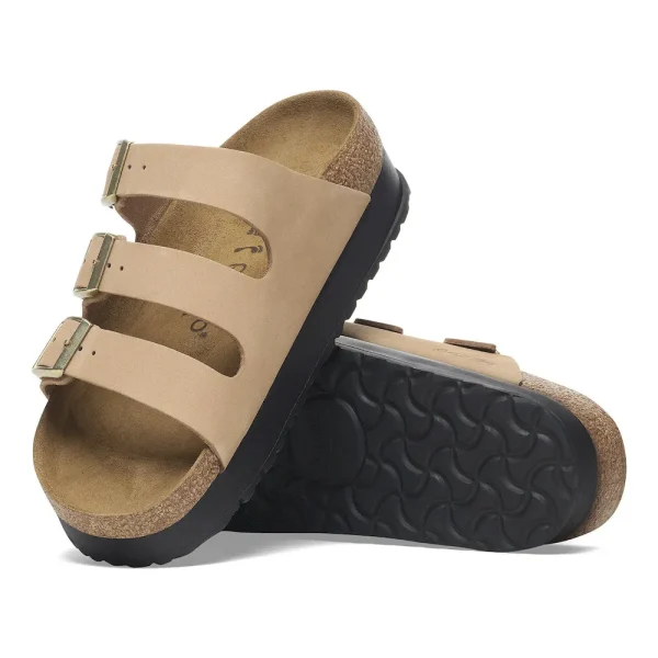 Florida Flex Platform Nubuck Leather Sandcastle - Image 4
