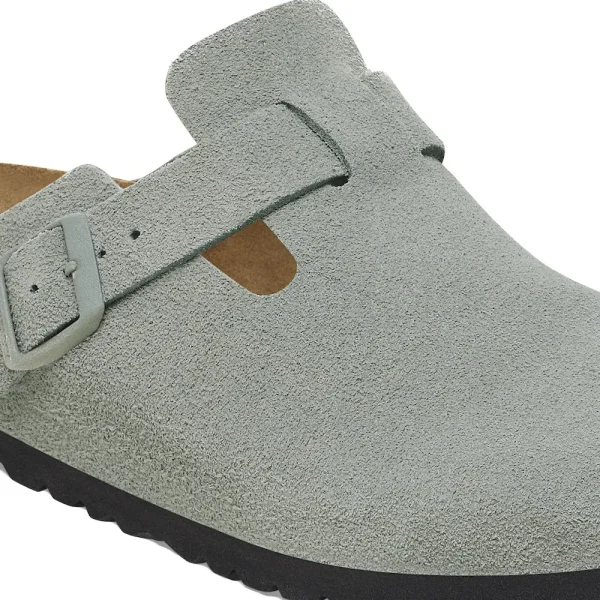 Boston Soft Footbed Suede Leather Pure Sage - Image 8