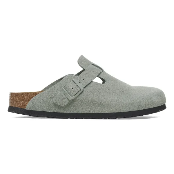 Boston Soft Footbed Suede Leather Pure Sage - Image 7