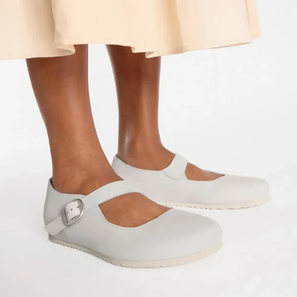 Tracy Nubuck Leather Antique White - Image 3