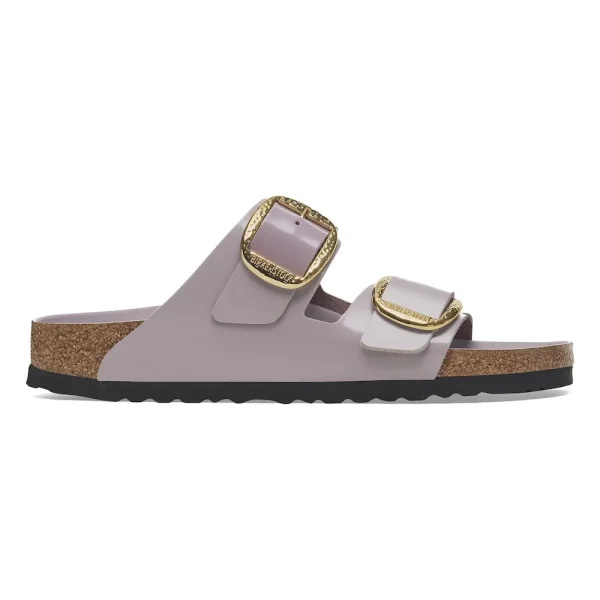Arizona Hammered Big Buckle Natural Leather Patent High-Shine Faded Purple - Image 7