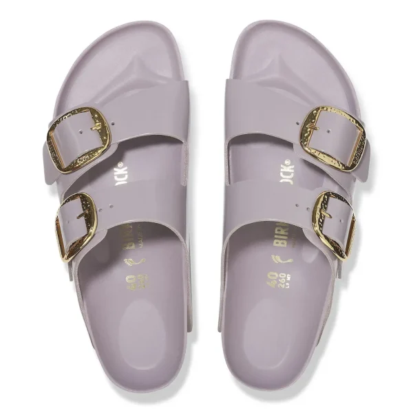 Arizona Hammered Big Buckle Natural Leather Patent High-Shine Faded Purple - Image 5