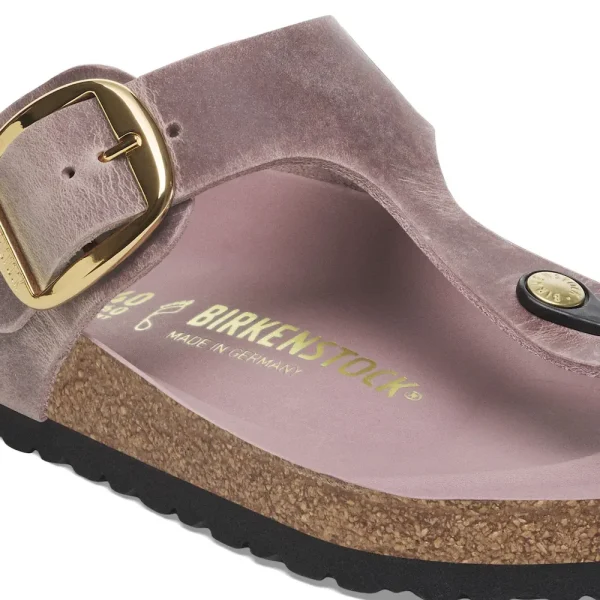 Gizeh Big Buckle Oiled Leather Lavender - Image 8