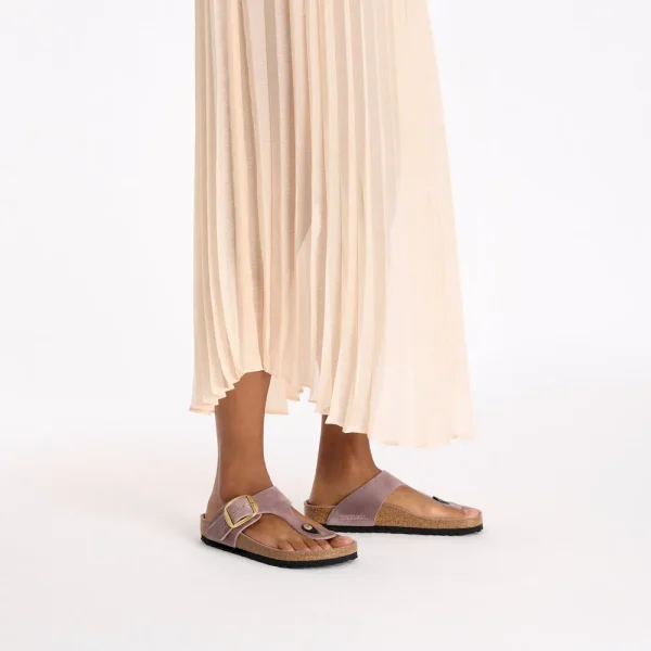 Gizeh Big Buckle Oiled Leather Lavender - Image 2