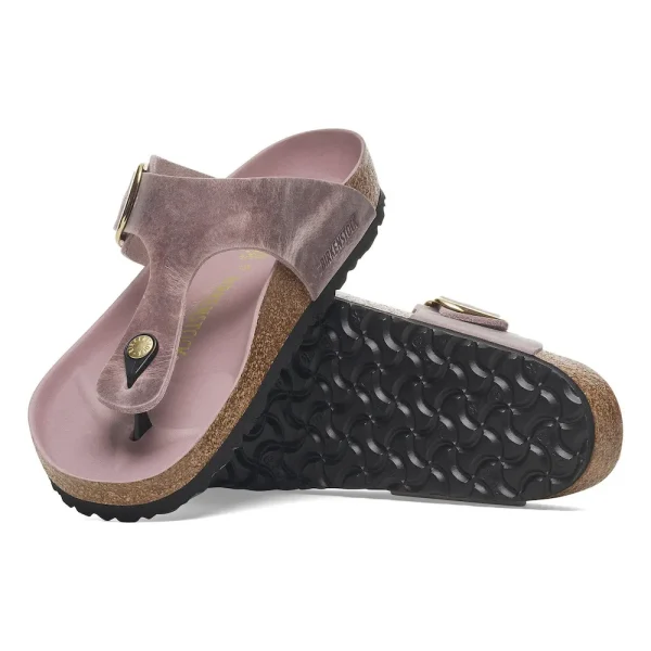 Gizeh Big Buckle Oiled Leather Lavender - Image 4