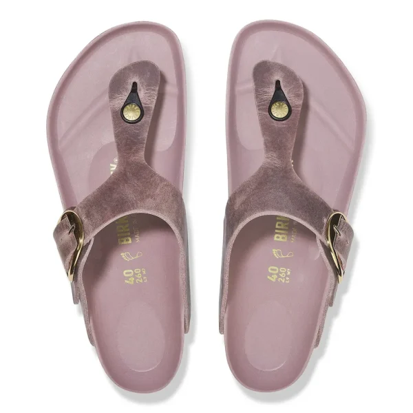Gizeh Big Buckle Oiled Leather Lavender - Image 5