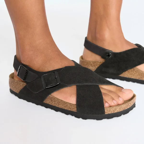 Tulum Soft Footbed Suede Nubuck Black - Image 3