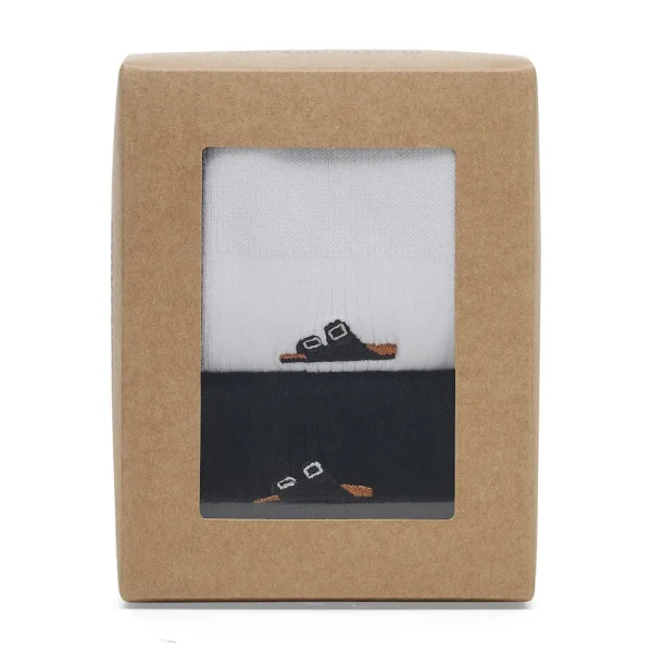 Cotton Ribbed Socks Multi Pack Cotton-Polyamide-Elastane Black/White - Image 2