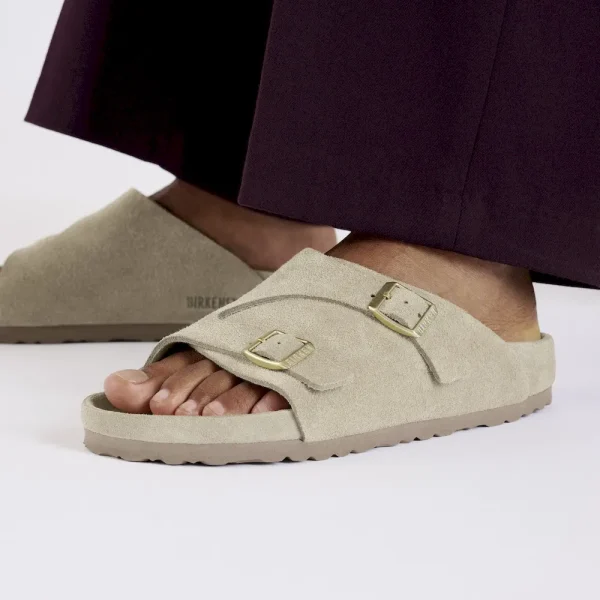 Zürich Suede Leather Taupe - Image 3