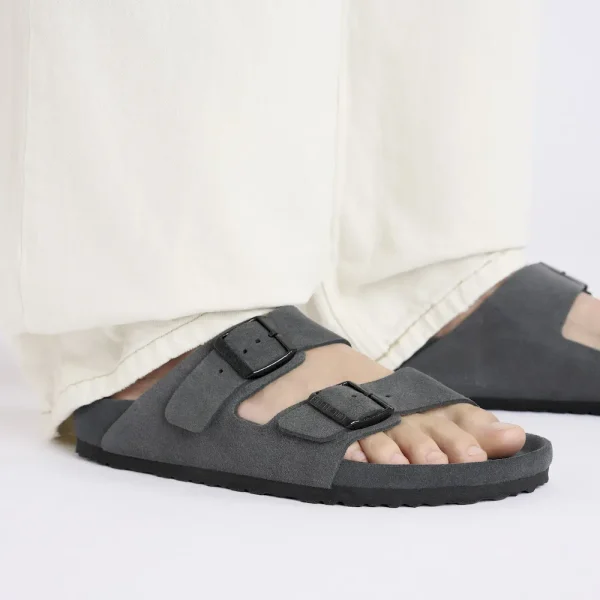 Arizona Suede Leather Charcoal - Image 7