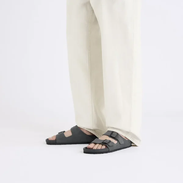 Arizona Suede Leather Charcoal - Image 8