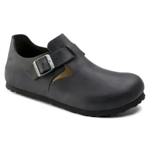 London Oiled Leather Black