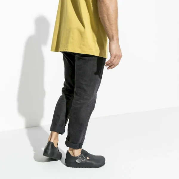 London Oiled Leather Black - Image 3