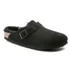 Boston Shearling Suede Leather Black