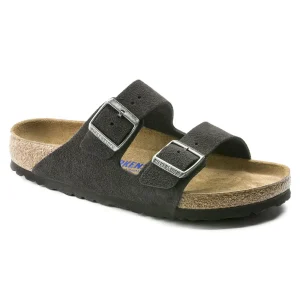 Arizona Soft Footbed Suede Leather Velvet Gray