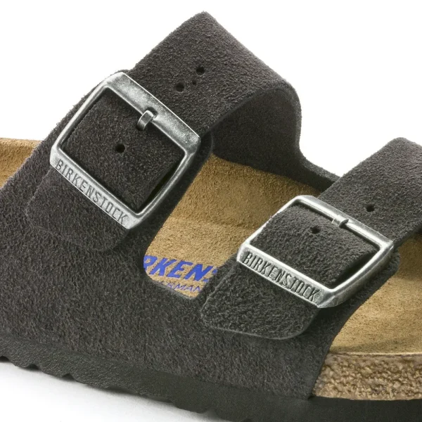 Arizona Soft Footbed Suede Leather Velvet Gray - Image 8