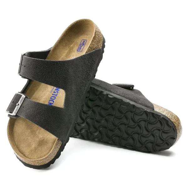 Arizona Soft Footbed Suede Leather Velvet Gray - Image 4