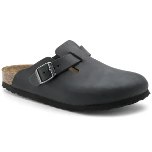 Boston Oiled Leather Black