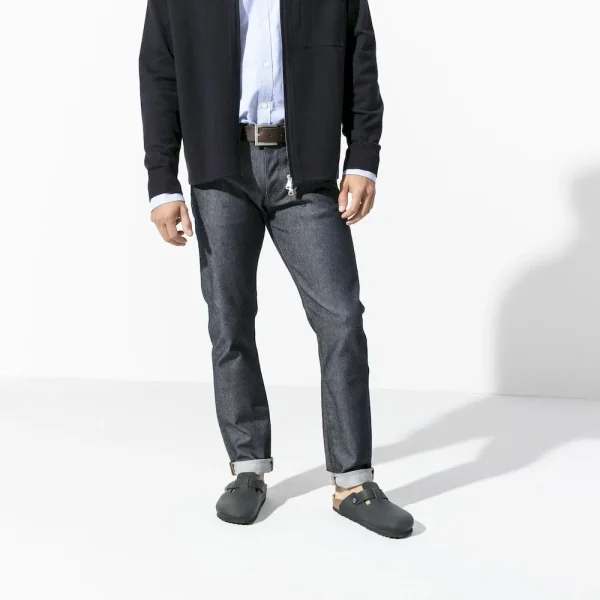 Boston Oiled Leather Black - Image 3