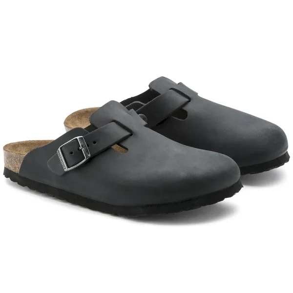 Boston Oiled Leather Black - Image 6