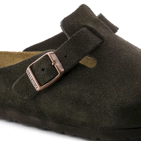 Boston Soft Footbed Suede Leather Mocha - Image 9