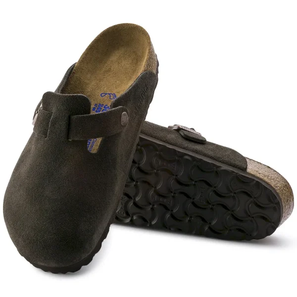 Boston Soft Footbed Suede Leather Mocha - Image 5
