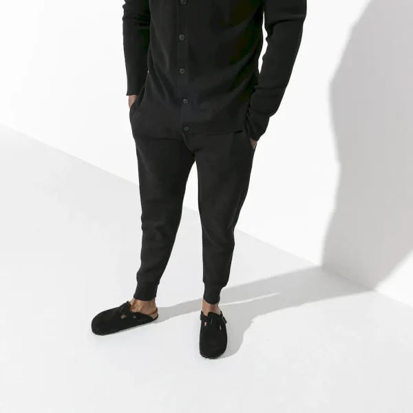 Boston Soft Footbed Suede Leather Black - Image 3