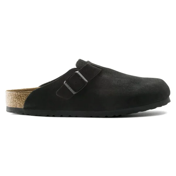 Boston Soft Footbed Suede Leather Black - Image 7